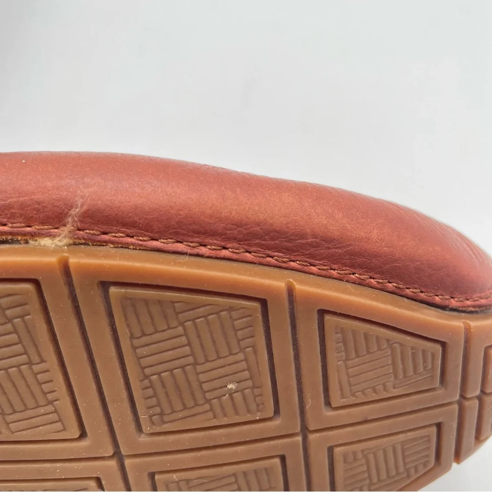 Mens Cole Haan Leather Driving Loafer Brown 8.5 Classic Casual Preppy Bit